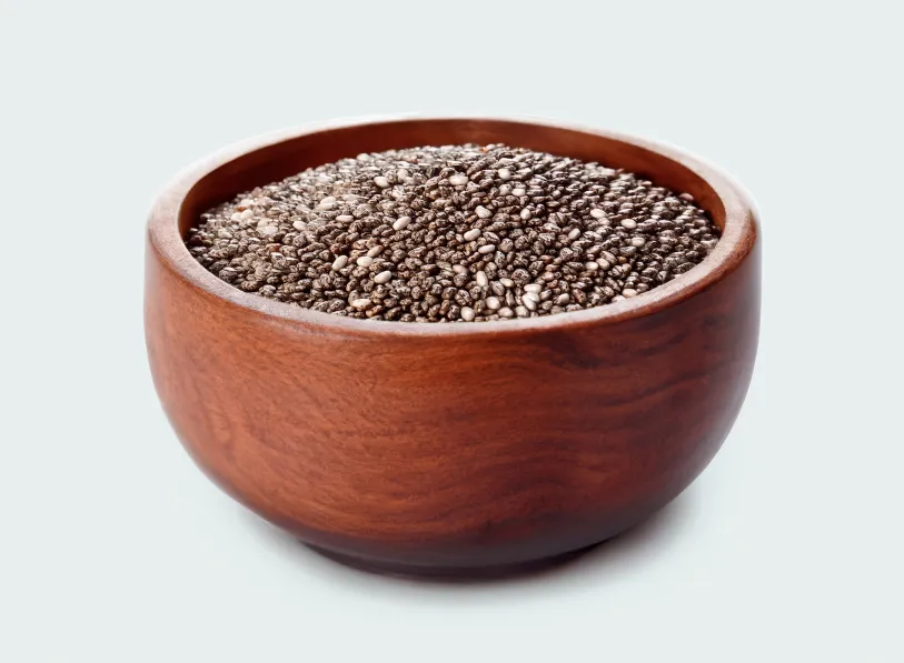 Black Chia seeds Plate