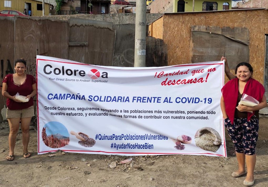 Colorexa Donates Quinoa to Local Communities Impacted by COVID-19